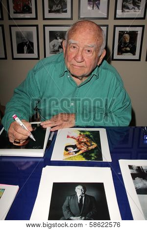 Edward Asner at an in-store appearance, In Person Inc., Hollywood, CA 07-10-13