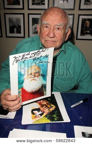 Edward Asner at an in-store appearance, In Person Inc., Hollywood, CA 07-10-13