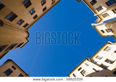 Courtyard and sky