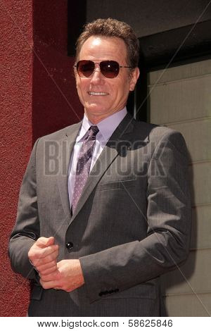 Bryan Cranston at the Bryan Cranston Star on the Hollywood Walk of Fame Ceremony, Hollywood, CA 07-16-13