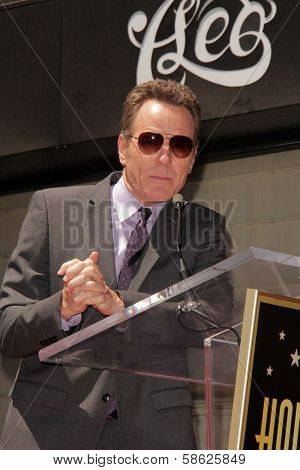 Bryan Cranston at the Bryan Cranston Star on the Hollywood Walk of Fame Ceremony, Hollywood, CA 07-16-13