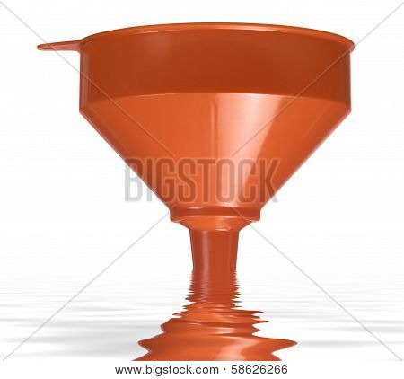 Dipped Orange Funnel