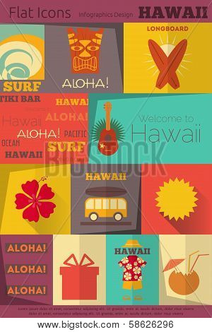 Retro Hawaii Labels Collection