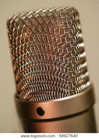 Large Diaphragm Microphone Macro