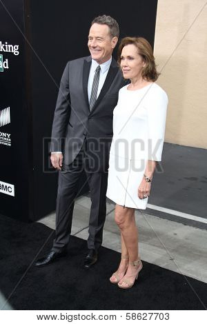 Robin Dearden and Bryan Cranston at the 
