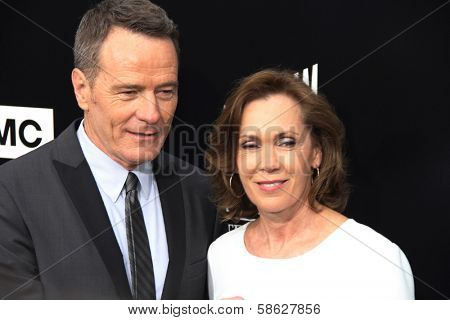 Robin Dearden and Bryan Cranston at the 