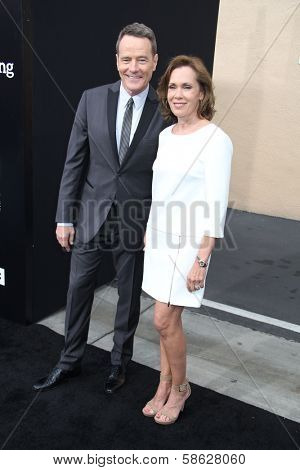 Robin Dearden and Bryan Cranston at the 