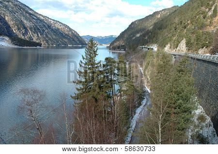 Achensee Lake In Alps In Austria