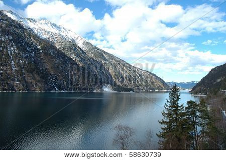 Achensee Lake In Alps In Austria