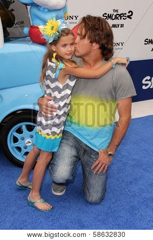 Dannielynn Birkhead and Larry Birkhead at the 