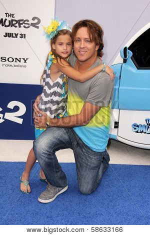 Dannielynn Birkhead and Larry Birkhead at the 