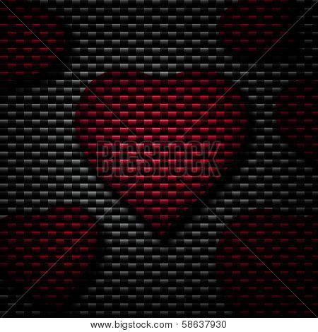 Red Heart Background