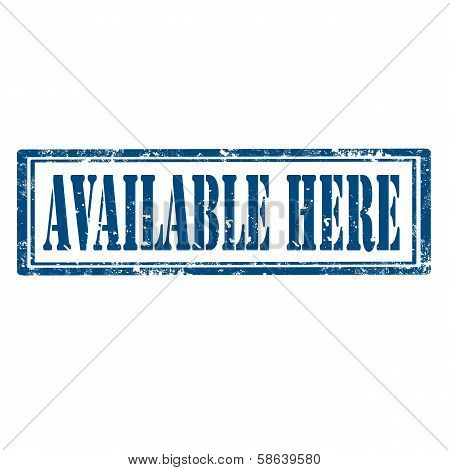 Available Here-stamp