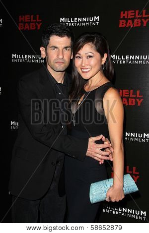 Robert Ben Garant and Cathy Shim at the 