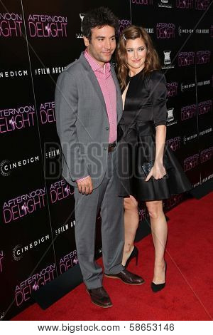 Josh Radnor and Kathryn Hahn at the 