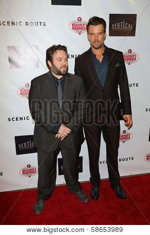 Dan Folger and Josh Duhamel at the 