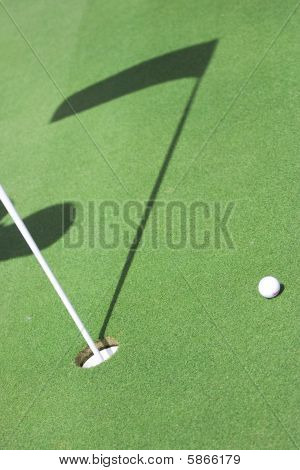 Golf fält