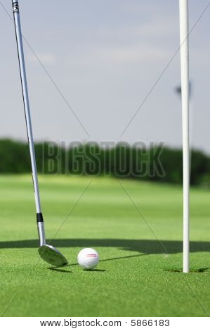 Golf fält