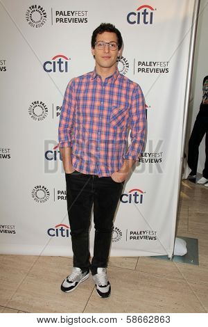Andy Samberg at PaleyFest Previews: Fall TV with FOX Brooklyn Nine-Nine, Paley Center for Media, Beverly Hills, CA 09-09-13