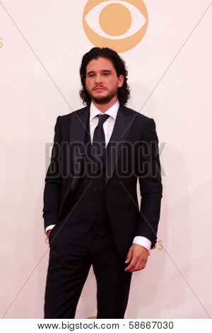 Kit Harington at the 65th Annual Primetime Emmy Awards Arrivals, Nokia Theater, Los Angeles, CA 09-22-13