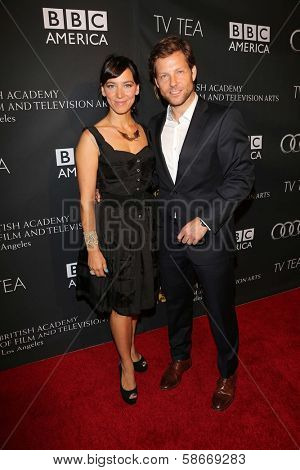 Jamie Bamber and Kerry Norton at the BAFTA Los Angeles TV Tea 2013, SLS Hotel, Beverly Hills, CA 09-21-13