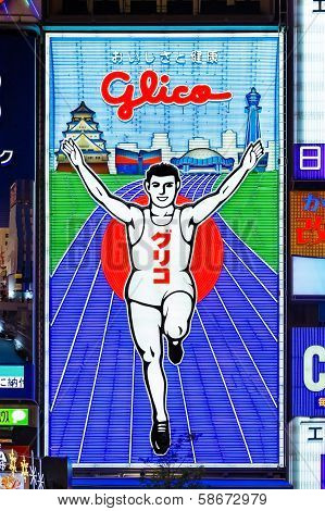 Glico Man billboard in Osaka