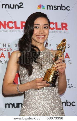 Aimee Garcia at the 2013 NCLR ALMA Awards Press Room, Pasadena Civic Auditorium, Pasadena, CA 09-27-13