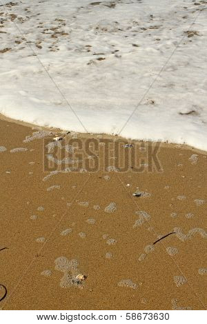 Sand and waves abstract