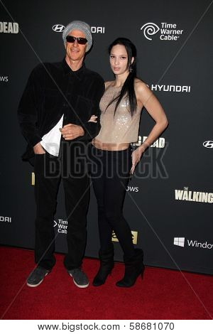 Matthew Modine and Ruby Modine at 