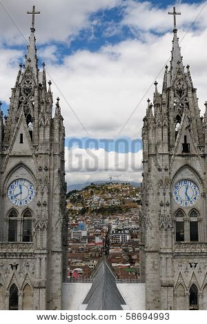Ecuador, View On The Quito