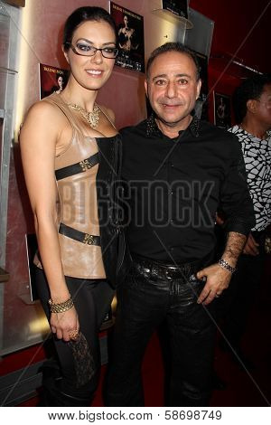 Adrianne Curry and Jacob Meir at the 