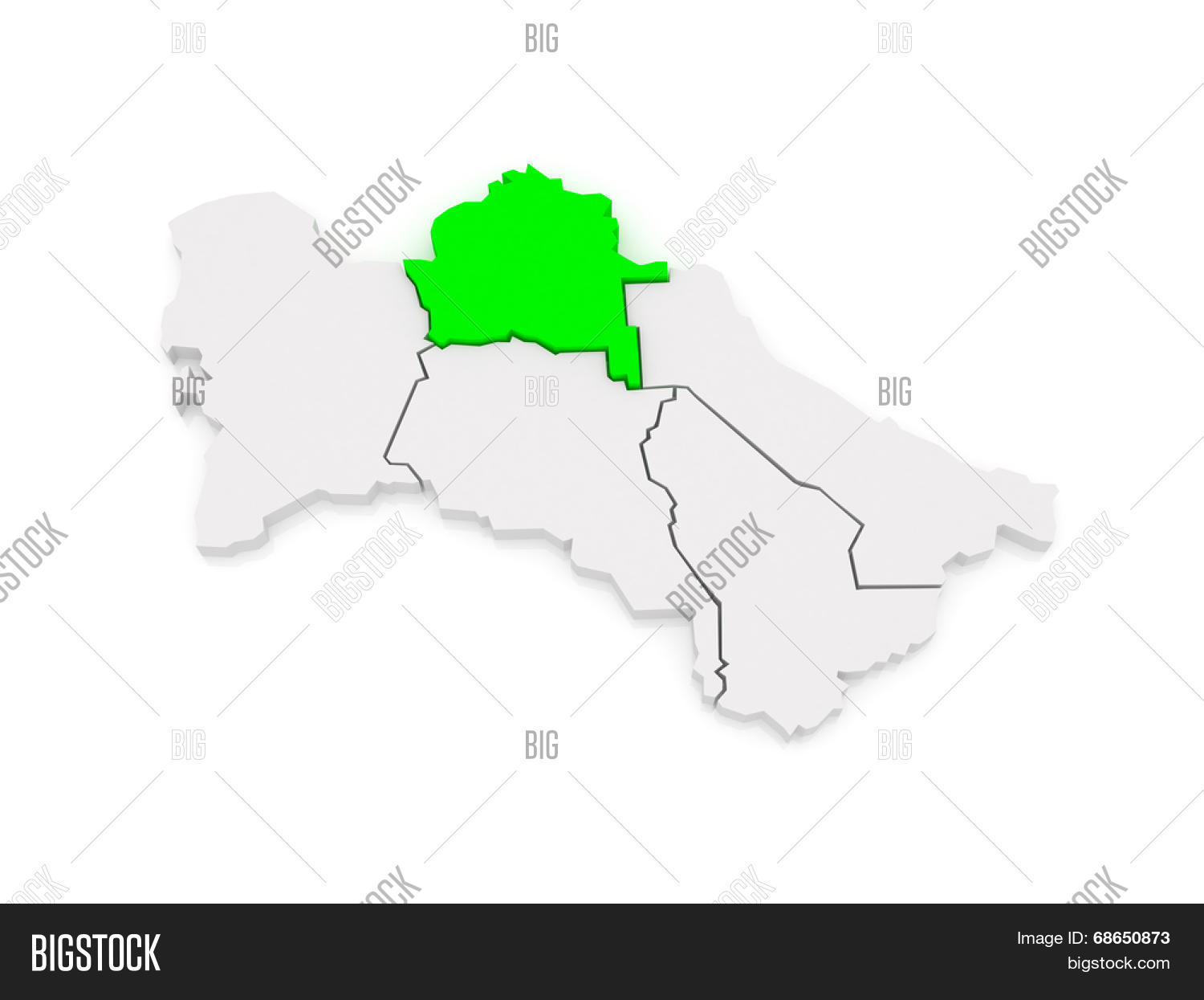 Туркменистан дашогуз карта