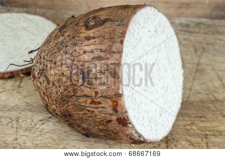Sliced Malanga Root