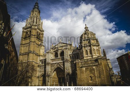 Cathedral facace, Tourism, Toledo, most famous city in spain