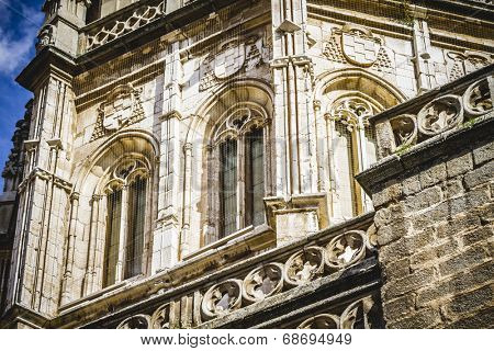 Cathedral facace, Tourism, Toledo, most famous city in spain