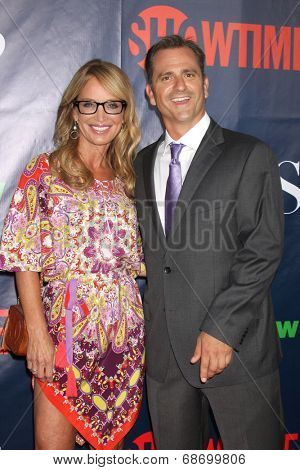LOS ANGELES - JUL 17:  Jennifer Berman, Jim Sears at the CBS TCA July 2014 Party at the Pacific Design Center on July 17, 2014 in West Hollywood, CA