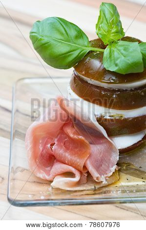 Fresh Mozzarella And Tomato Stack