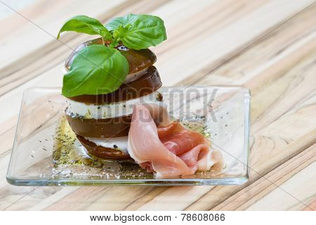 Fresh Mozzarella And Tomato Stack