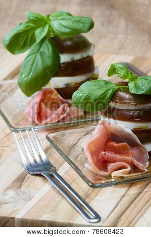 Fresh Mozzarella And Tomato Stack