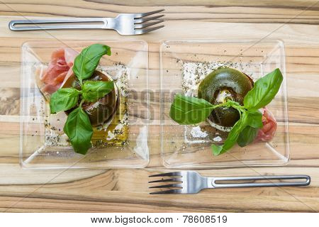 Fresh Mozzarella And Tomato Stack