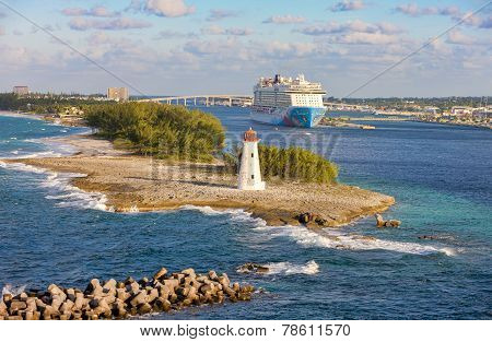 Scenic View Of Nassau, Bahamas.