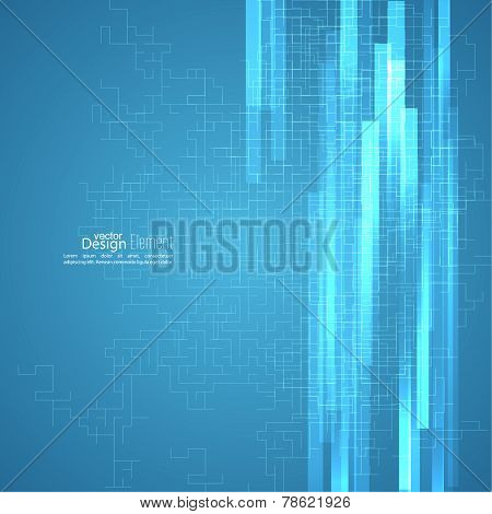 Virtual abstract background