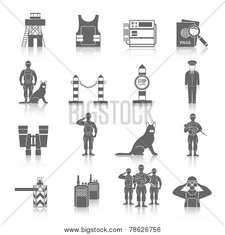 Border Guard Icon Set