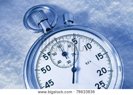 Stopwatch On Snow