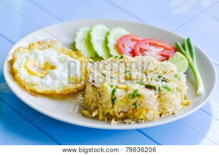 Fried Rice And Fried Egg