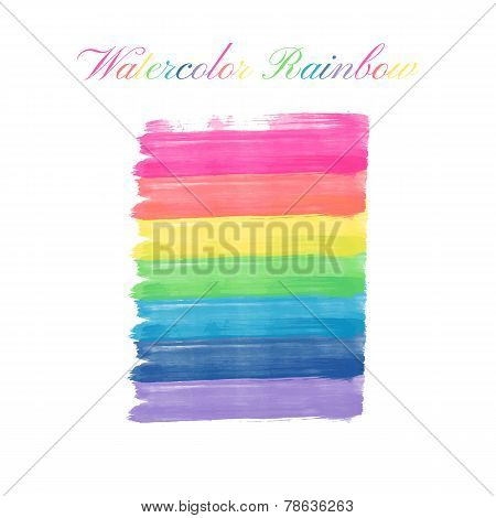 Beautiful watercolor isolated element.