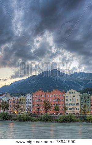 Mariahilf Street In Innsbruck, Austria.