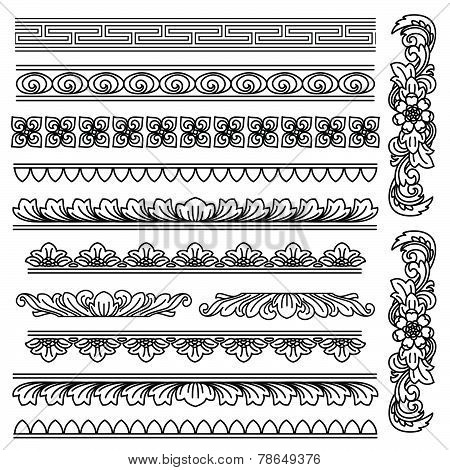 Ethnic traditiolnal borders.