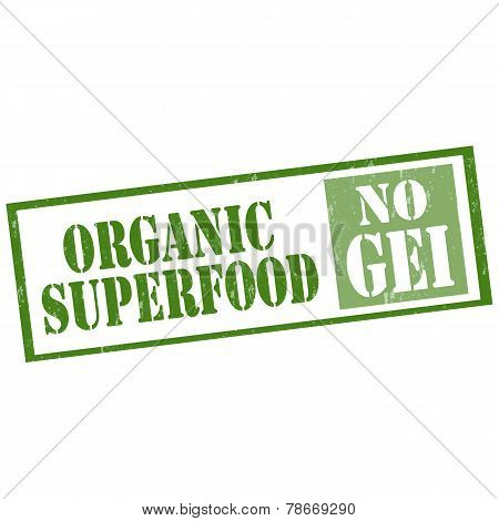 Organic Superfood stamp