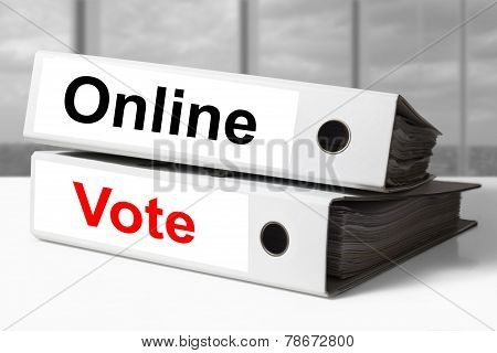 White Office Binders Online Vote